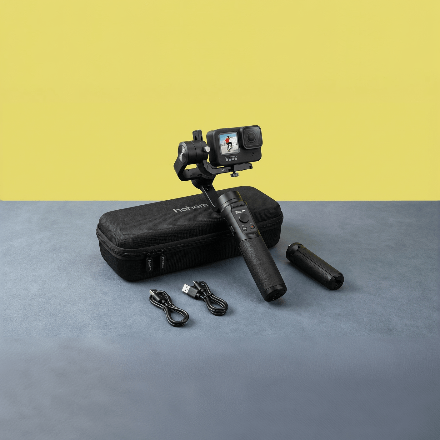 3 - Axis Action Camera Stabilizer for Smooth Video Recording - GlowTech