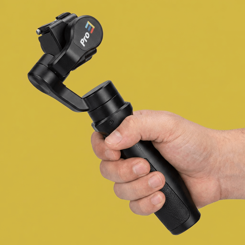 3 - Axis Action Camera Stabilizer for Smooth Video Recording - GlowTech